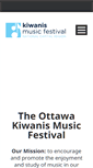 Mobile Screenshot of ottawakiwanismusicfestival.com